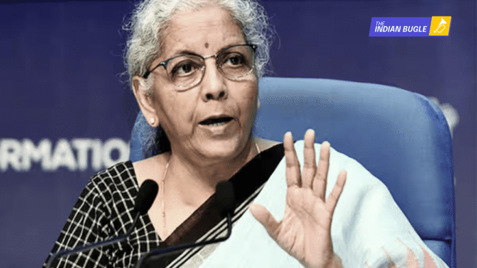 Finance Minister Nirmala Sitharaman announces GST slabs reduced to 5% and 18%.