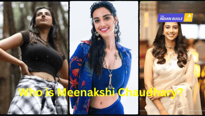 Meenakshi Chaudhary — from Haryana dentist-graduate to Miss Grand India and rising South-Indian film actress. Read her early life, pageant journey, acting breakthrough, key films and what’s next.