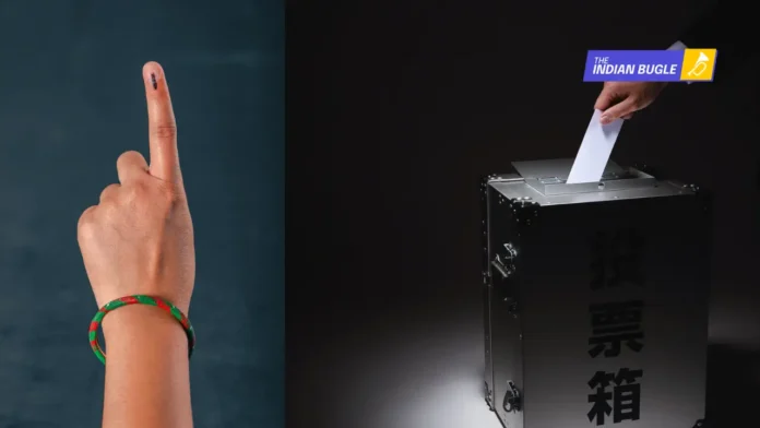 The purple mark on a voter’s finger might look simple, but it symbolizes one of the strongest pillars of democracy.