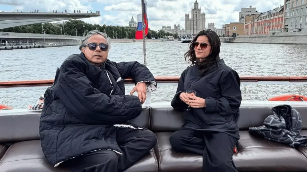 Runjhun Sharma & Sashi Tharoor Images