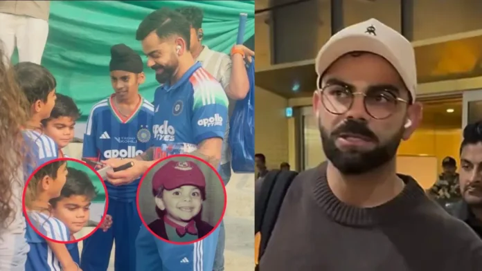 Virat Kohli Meets His “Mini-Me”: The Viral Autograph That Stopped Training
