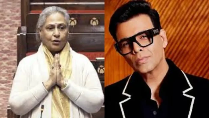 Jaya Bachchan, Karan Johar Share Candid Moment With Paparazzi at Mumbai Event