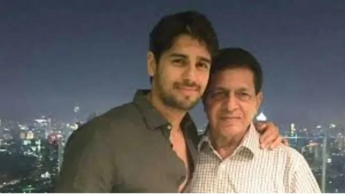 Sidharth Malhotra’s Father Sunil Malhotra Dies: A Life of Discipline, Dignity, and Quiet Strength