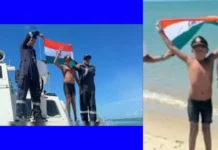 7-Year-Old Ishank Singh from Jharkhand Swims 29 km Across Palk Strait, Sets World Record 7-Year-Old Ishank Singh from Jharkhand Swims 29 km Across Palk Strait, Sets World Record