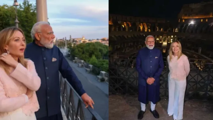 PM Modi Meets Giorgia Meloni in Rome, Walks Through the Colosseum — India and Italy Seal a Special Strategic Partnership