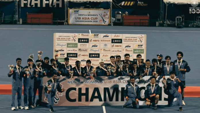 Indian Men’s U18 Hockey Team Crowned Men’s U18 Asia Cup 2026 Champions Open banner options Stuck on what to write next?