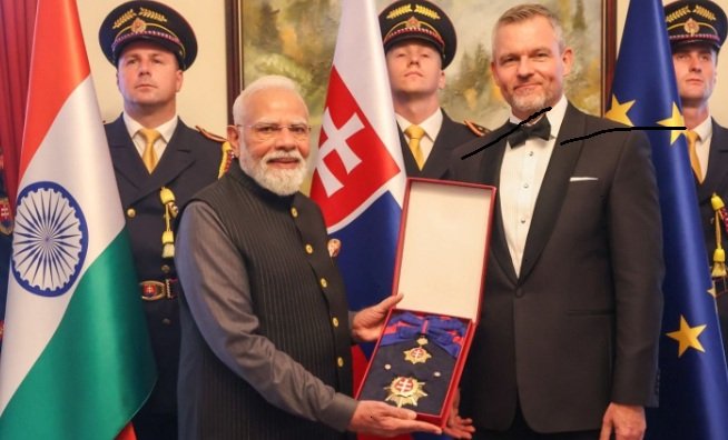 PM Narendra Modi Receives Slovakia's Highest Honour, Order of the White Double Cross